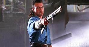 Jean Claude Van Damme dispara al asesino de palomas | Hard Target | Clip en Español
