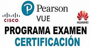 Como PROGRAMAR examen de CERTIFICACIÓN en Pearson VUE | HUAWEI CISCO