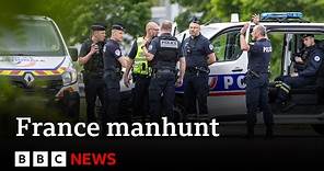 France manhunt continues as prisoner escapes after ambush | BBC News