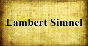 Lambert Simnel