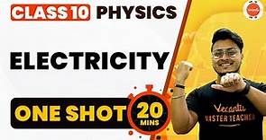 Class 10 Electricity One Shot Revision in 20 Mins | NCERT Class 10 Science Chapter-12 | CBSE 2024