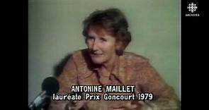 Antonine Maillet, lauréate du prix Goncourt en 1979