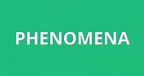 How To Pronounce Phenomena - Pronunciation Academy