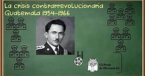 La crisis contrarrevolucionaria Guatemala 1954 1966