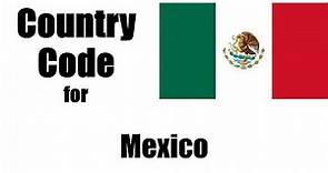 Mexico Dialing Code - Mexican Country Code - Telephone Area Codes in Mexico