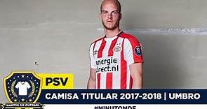 🦊 Camisa do PSV Eindhoven 2017-2018 Umbro (Home)