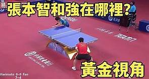 張本智和強在哪裡？世乒賽上擊敗中國一哥樊振東，黃金視角的對決真激烈 | Fan Zhendong vs Harimoto Tomokazu