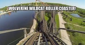 Wolverine Wildcat Roller Coaster POV Michigan's Adventure Amusement Park