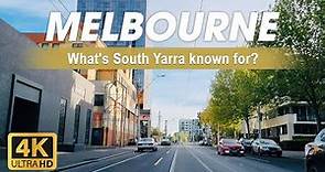 What's South Yarra known for? | Drive-through South Yarra to North Melbourne | Travel Australia | 4K