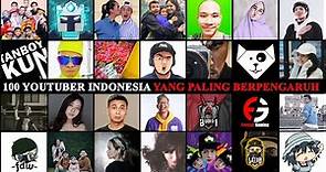 100 YOUTUBER INDONESIA YANG PALING BERPENGARUH