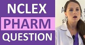 NCLEX Pharmacology Review Question on Medication Beta Blockers | Weekly NCLEX Series