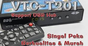 VTC T201 STB TV Digital Murah Dengan Saklar On Off Support Usb Hub & Internetan