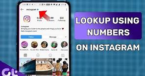 How to Find Someone on Instagram Using Their Phone Number | Guiding Tech