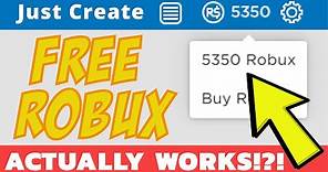 5 WAYS to get FREE ROBUX that ACTUALLY WORK! (ROBLOX) | WORKING 2020