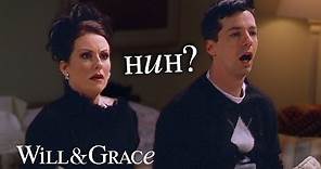 Moments Karen & Jack were clueless & confused | Will & Grace