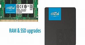 How to check for RAM and SSD upgrades - crucial system scanner