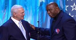 NBA Legends Awards: Magic Johnson honors Jerry West with Legend of the Year award