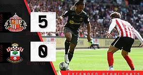 EXTENDED HIGHLIGHTS: Sunderland 5-0 Southampton | Championship