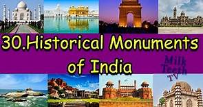 30 Famous Indian Historical Monuments With Pictures and Description | UNESCO World Heritage Sites