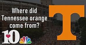 Where did Tennessee orange come from?