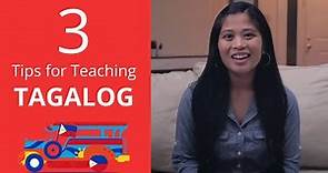 Tips for Teaching Kids Tagalog | How to Speak Tagalog | Tagalog Lesson Kids | Filipino Language