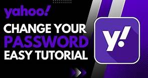 How to Change Yahoo Password !