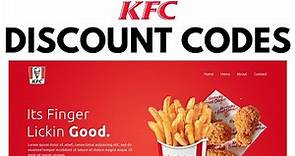 Best KFC Discount Codes - TOP 3 DISCOUNT CODES (2024)