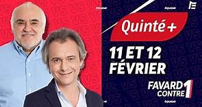 PRONOSTICS QUINTÉ+ 11 ET 12 FÉVRIER 2023 : LE CLASH DE GILLES ET GUILLAUME | Favard Contre 1