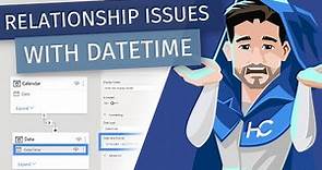 Relationship Issues With DateTime Data Types in Power BI