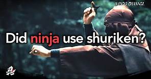 The truth of ninja shuriken-jutsu. Did ninja use shuriken?