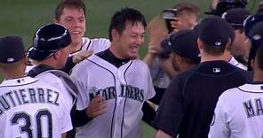Iwakuma gets final out of his no-hitter