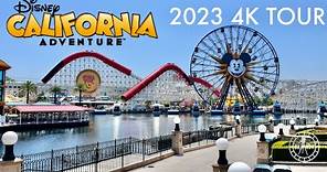 Disney California Adventure Park 2023 Complete 4K Walking Tour | Disneyland Anaheim California 2023