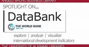 How to use World DataBank