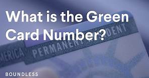 The Green Card Number, Explained