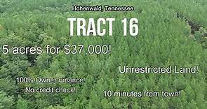 (SOLD)Unrestricted Land for sale! $37,000 5 acre lot in Linden Tennessee