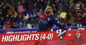 Highlights SD Huesca vs Real Valladolid (4-0)