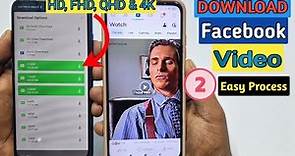 How to Download Facebook Video in HD Quality 2023