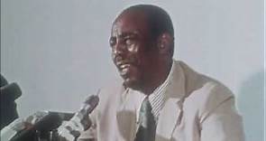 Somalia's President Mohammed Siad Barre warns the Soviet Union and Cuba | 1977