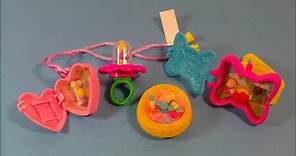1994 McDONALD'S POLLY POCKET FULL SET OF 4 HAPPY MEAL COLLECTION VIDEO REVIEW