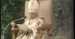 Papa Giovanni Paolo II - Karol Wojtyla - Discorso - Non abbiate paura...