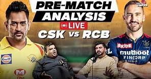 Chennai Super Kings vs Royal Challengers Bangalore Prematch Analysis | @firstumpire Live Podcast 1