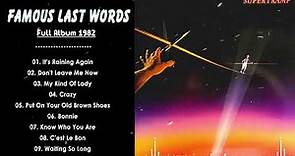 Supertramp - Famous Last Words (Full Album 1982) With Lyrics - Download Links