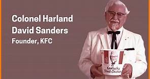 KFC Founder's Inspiring Journey: Colonel Sanders