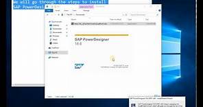 Installation of SAP Power Designer