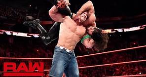 John Cena vs. Seth Rollins - Seven-Man Gauntlet Match Part 2: Raw, Feb. 19, 2018