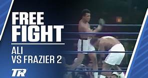 Ali Evens The Score Against Frazier | ON THIS DAY FREE FIGHT | Muhammad Ali vs Joe Frazier 2