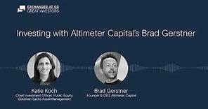 Investing with Altimeter Capital’s Brad Gerstner