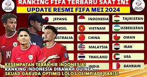 GUINEA DIATAS INDONESIA! RANKING FIFA TERBARU TIMNAS INDONESIA BULAN MEI 2024