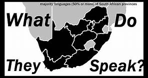 What Do They Speak?: South Africa