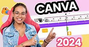🎬 Cómo EDITAR videos en CANVA GRATIS 2024 🔥